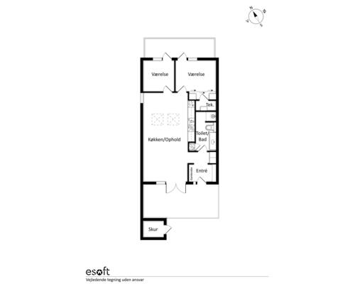 3 værelses hus i Vestbjerg