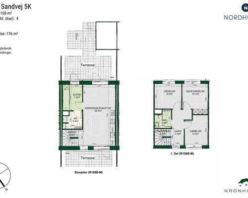 4 værelses hus i Ølsted