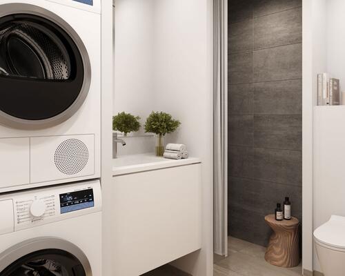 Nyd livet i et rummeligt rækkehus i flere plan