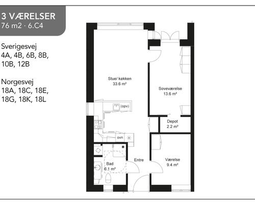 3 værelses hus i Løgstør