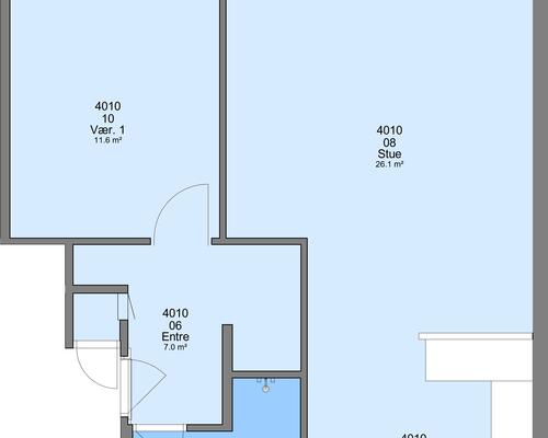 2 værelses lejlighed i Frederikshavn