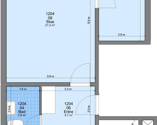 3 værelses lejlighed i Randers NØ