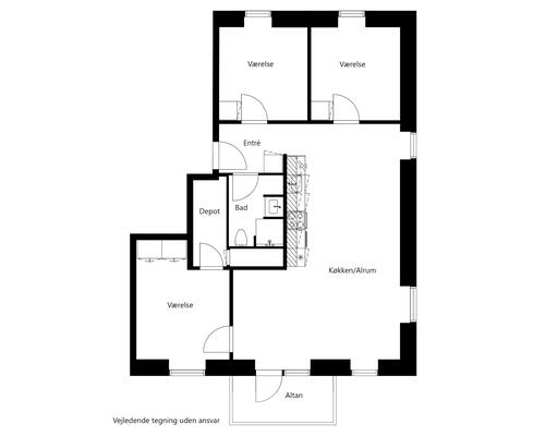 4 værelses lejlighed i Taastrup