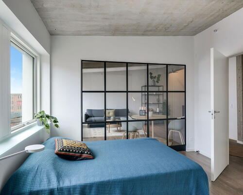 Unik New-Yorker lejlighed med industriel charme i Aalborg Vestby