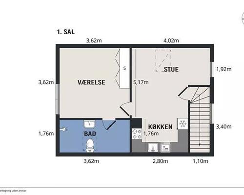 Hyggelig 2-værelses lejlighed i Hjørring