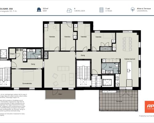 6 værelses lejlighed i Odense C