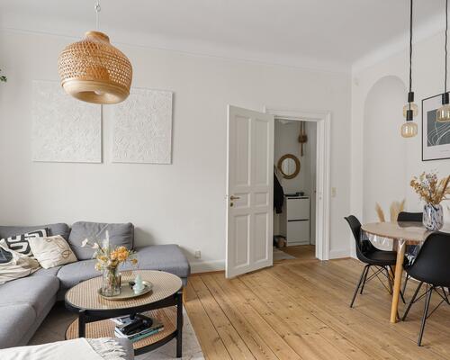 3-værelses herskabslejlighed