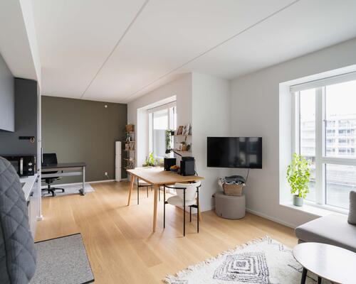 Moderne lejlighed på Kronløbsøen