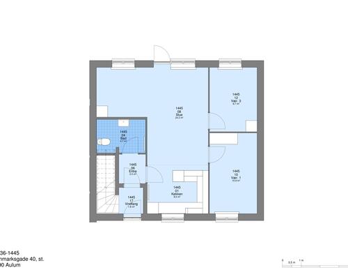 3 værelses lejlighed i Aulum