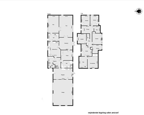 10 værelses hus i Jelling