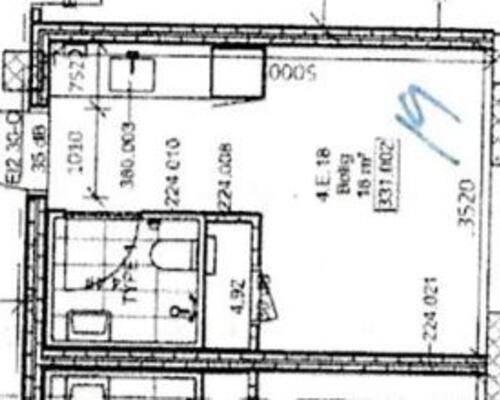 1 værelses lejlighed i Kongens Lyngby
