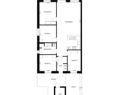 5 værelses hus i Silkeborg