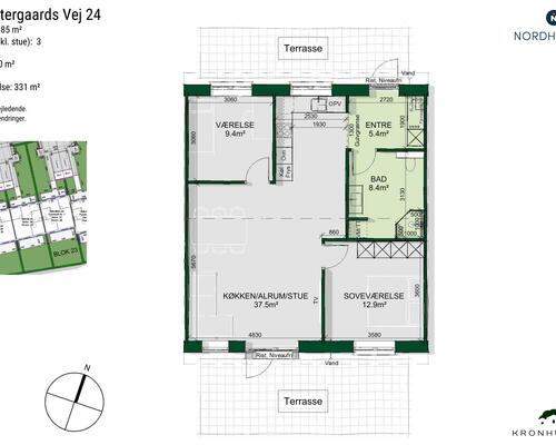 3 værelses hus i Kalundborg