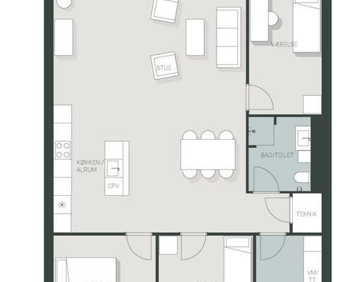 4 værelses hus i Stenlille