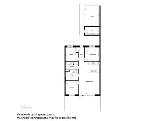 4 værelses hus i Herning