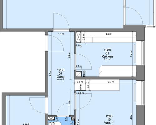 3 værelses lejlighed i Randers NØ