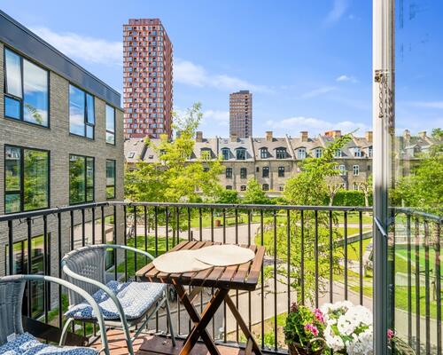 Skønt nyere møbleret rækkehus til udlejning 1 år fra 15/4.