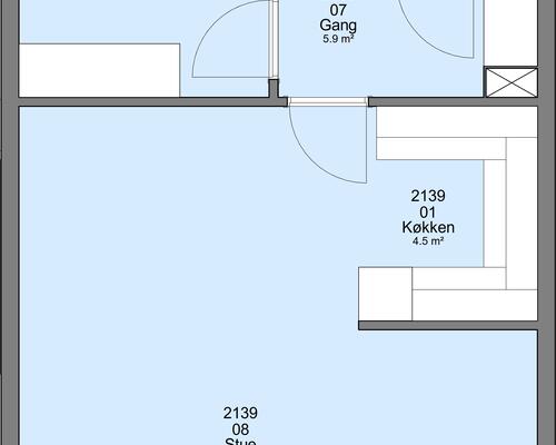 2 værelses lejlighed i Frederikshavn