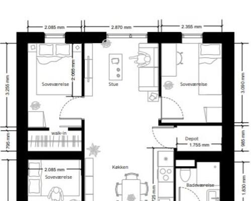 INGEN DEPOSITUM ELLER FORUDBETALT LEJE