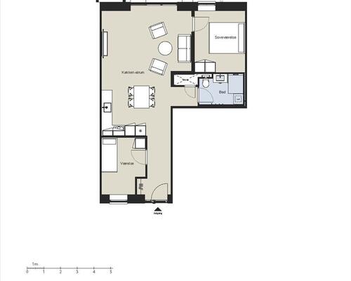 3 værelses lejlighed i Haslev