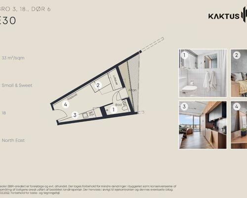 1 værelses lejlighed i København V