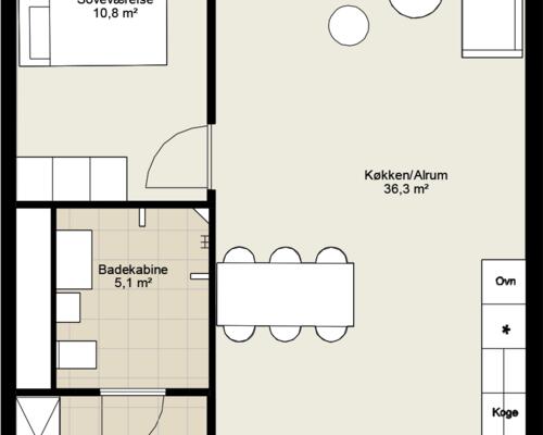 3 værelses hus i Kolding