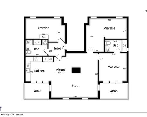 4 værelses lejlighed i Vanløse