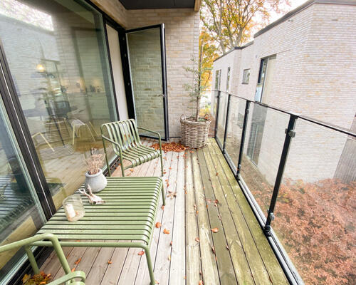 Lækker 2-værelses lejlighed i skønne omgivelser