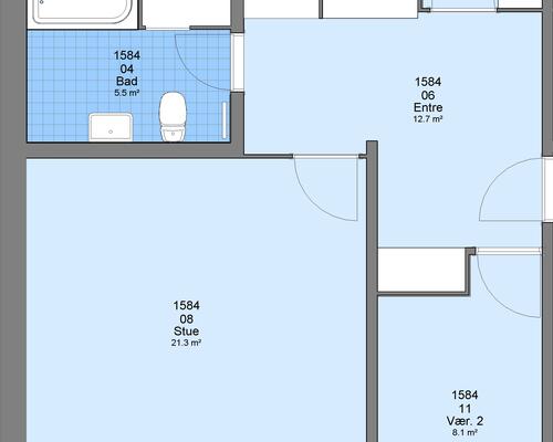 3 værelses lejlighed i Esbjerg Ø