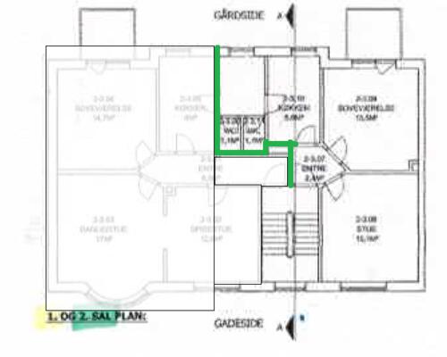 2 værelses lejlighed i Horsens