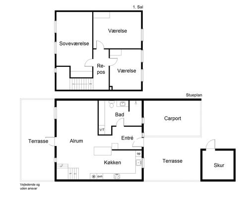 4 værelses hus i Silkeborg