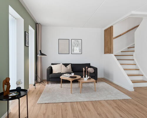 Livet i moderne nordisk stil – Nyt rækkehus i Sønder Tranders