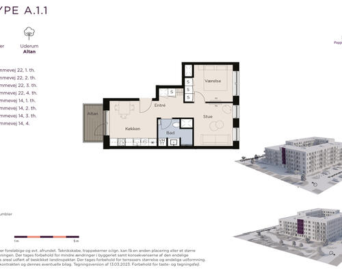 Skøn 2-værelses lejlighed i Ballerup
