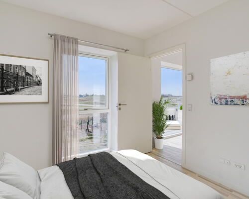 Egedal Stationsby - God regulær 3 vær. lejebolig med stor altan