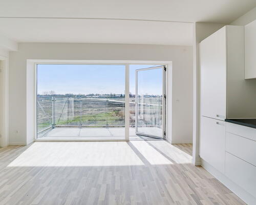 Egedal Stationsby - God regulær 3 vær. lejebolig med stor altan