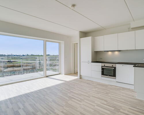 Egedal Stationsby - God regulær 3 vær. lejebolig med stor altan