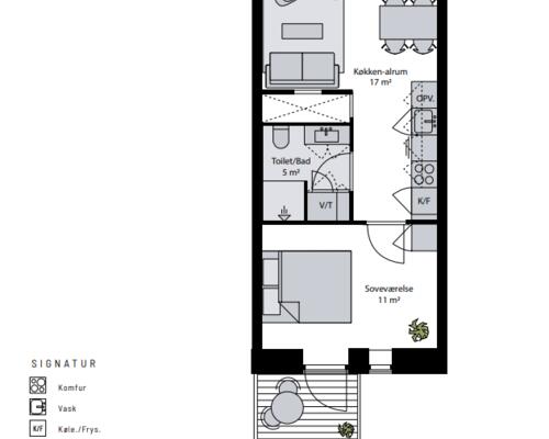 2 værelses lejlighed i Risskov