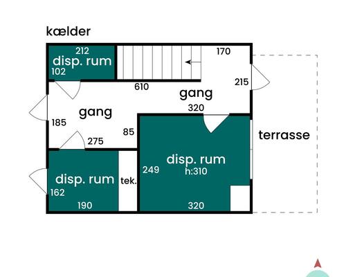 5 værelses hus i Risskov