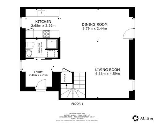 3 værelses hus i Søborg