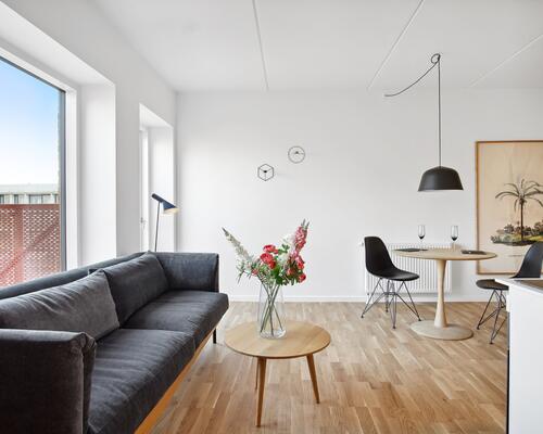Moderne, lys og rummelig 2-værelses lejebolig