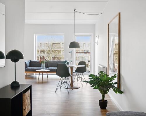 Moderne, lys og rummelig 2-værelses lejebolig