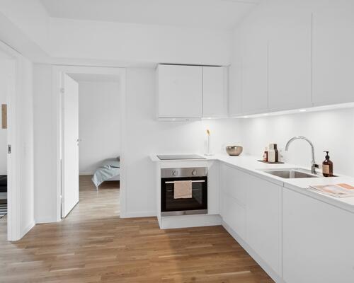 Moderne, lys og rummelig 2-værelses lejebolig