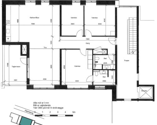 Super lækker lys og spændende lejlighed i centrum af Holbæk