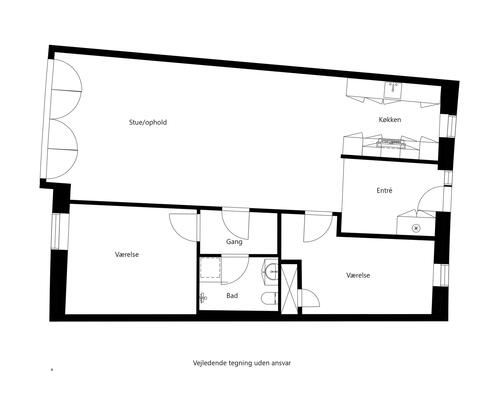 3 værelses lejlighed i Allerød
