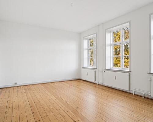 Stor lejlighed i rolige omgivelser