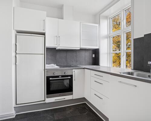 Stor lejlighed i rolige omgivelser