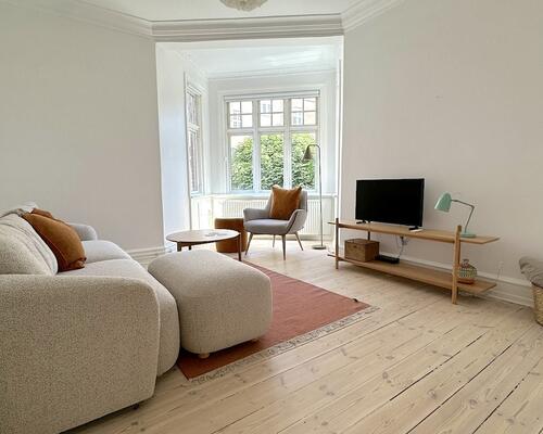 Charmerende møbleret lejlighed på Frederiksberg