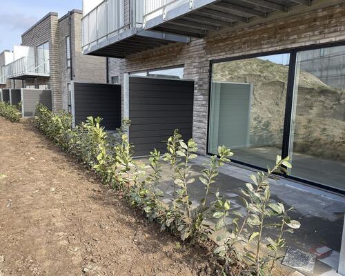 Lækker nyopført 3-vær. lejlighed med egen terrasse i Hasselager.