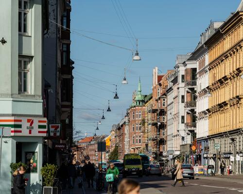 Flot herskabslejlighed på Nørrebrogade