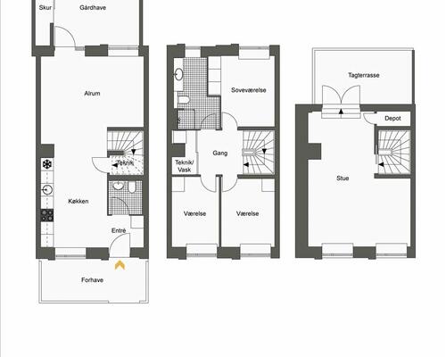 5 værelses hus i København SV